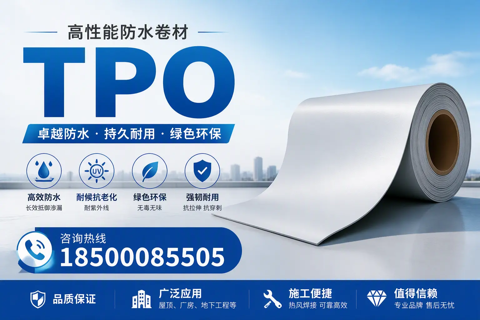 TPO材料的环保特性及其在北屯的应用